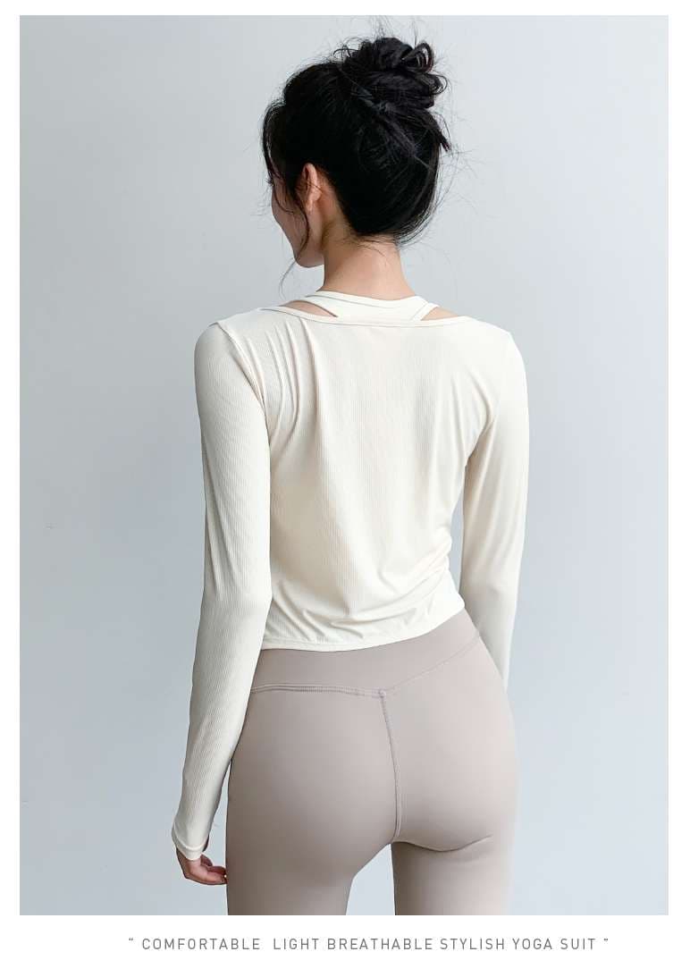 ヨガウェア エレガントツイストヨガセット