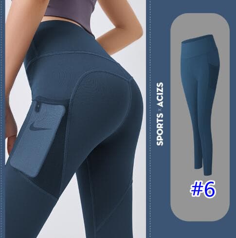 ヨガウェア 夏用速乾細身ヨガパンツ弾力素材