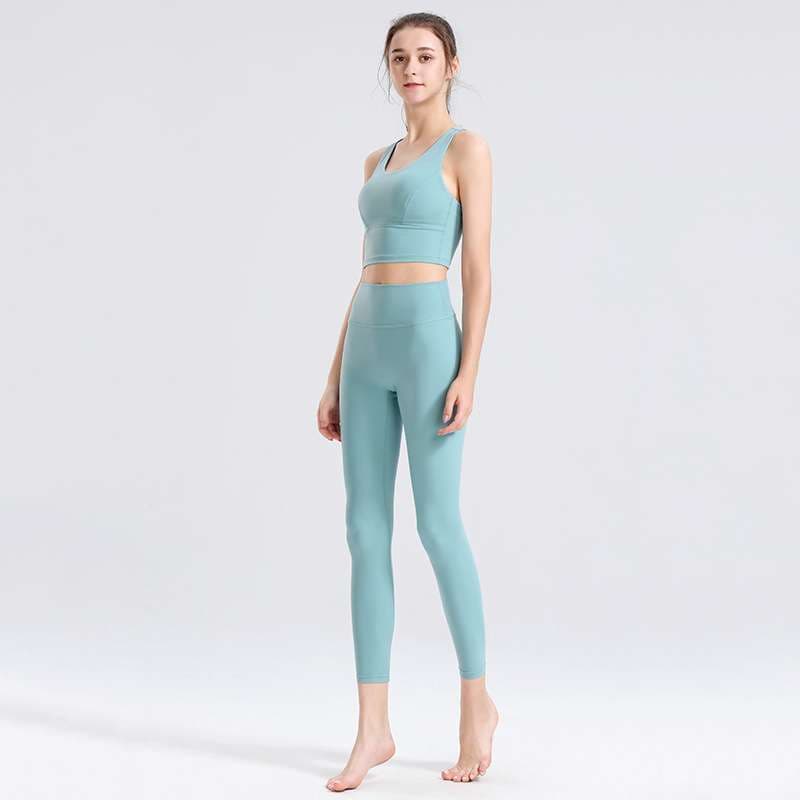 ヨガウェア シンプルエレガント ヨガセットアップ