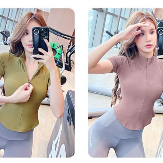 ヨガウェア エレガントフィットネス ツーピースセット