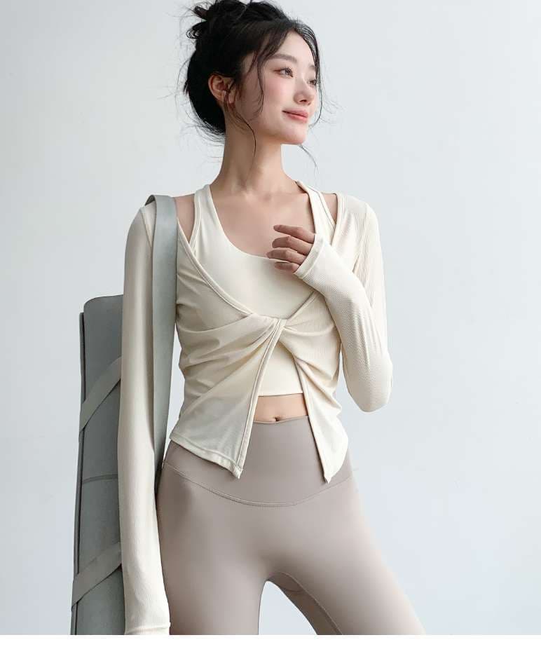 ヨガウェア エレガントツイストヨガセット