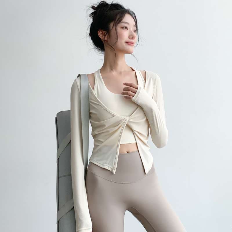 ヨガウェア エレガントツイストヨガセット