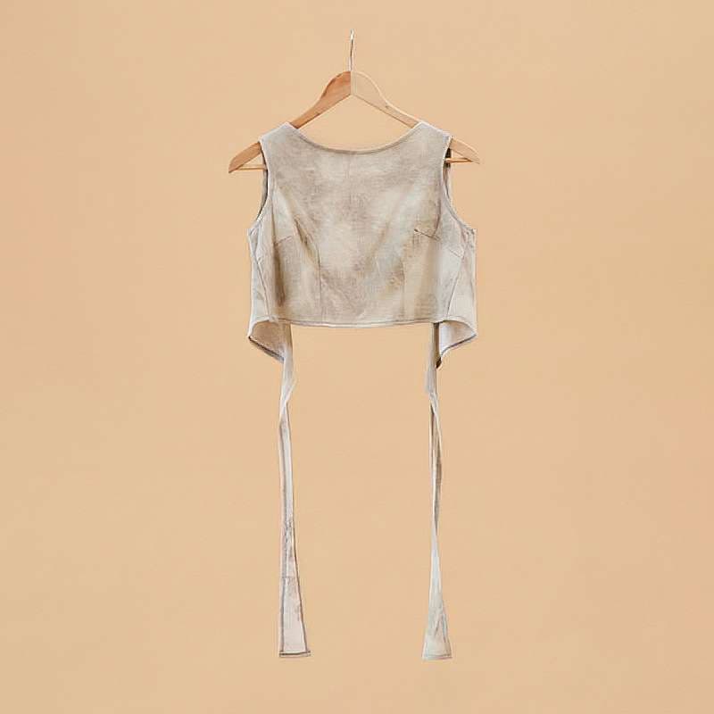 ヨガウェア エアリータイダイクロップトップ