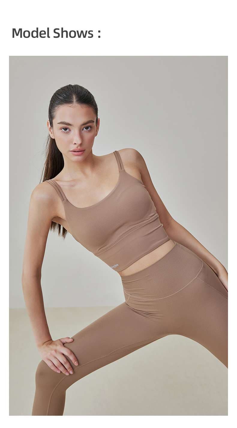 ヨガウェア シームレスフィット ヨガクロップトップ