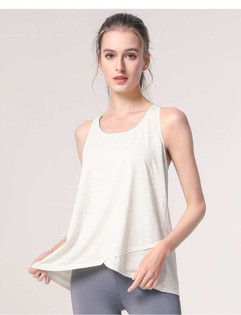 ヨガウェア ゆったりフィットヨガタンクトップ