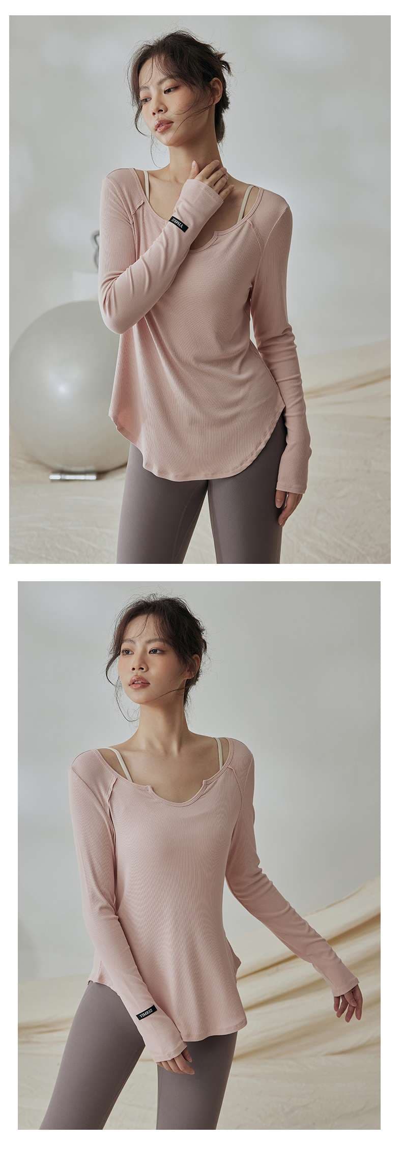 ヨガウェア エアリーフィット ロングスリーブトップ