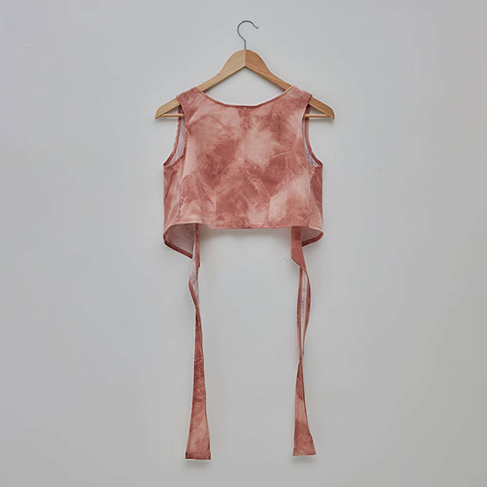 ヨガウェア エアリータイダイクロップトップ