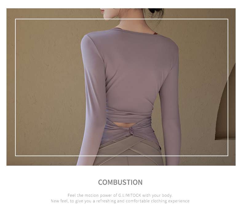 ヨガウェア エレガントクロスデザイン ヨガトップス