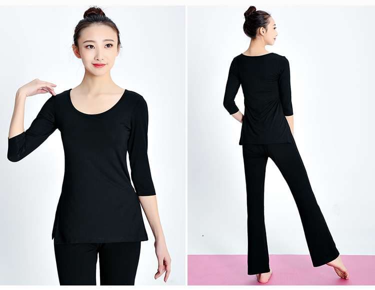 ヨガウェア しなやかストレッチヨガチュニック