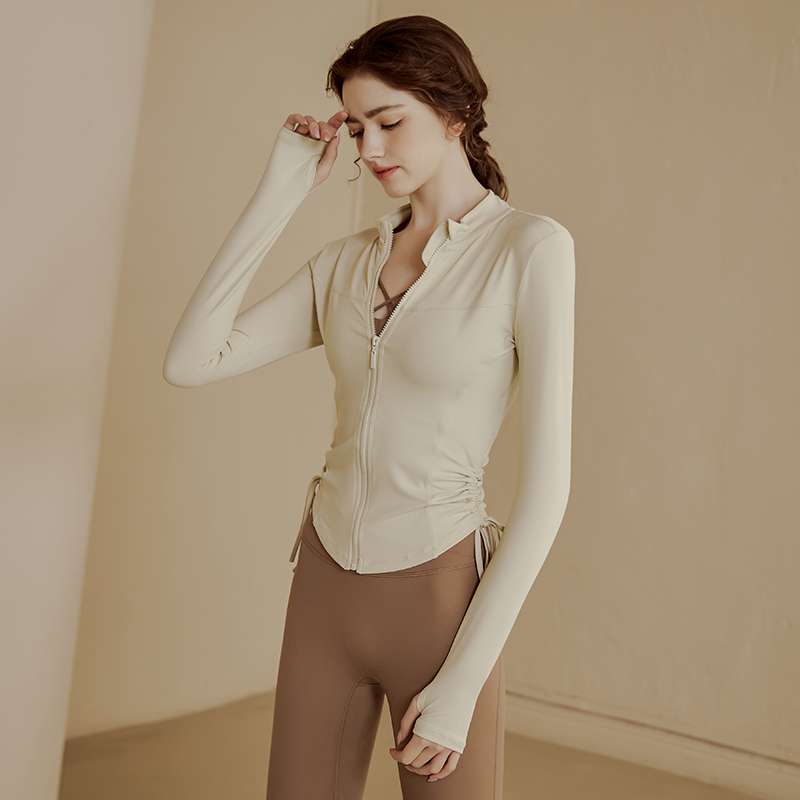 ヨガウェア エレガントジップアップヨガセット