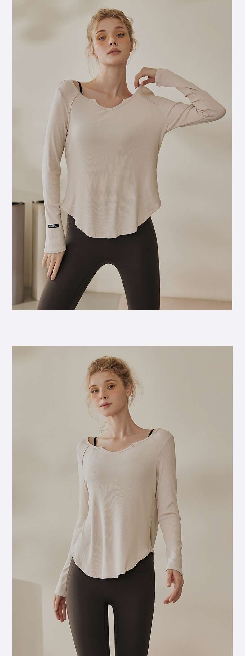 ヨガウェア エアリータッチ ロングスリーブヨガトップ