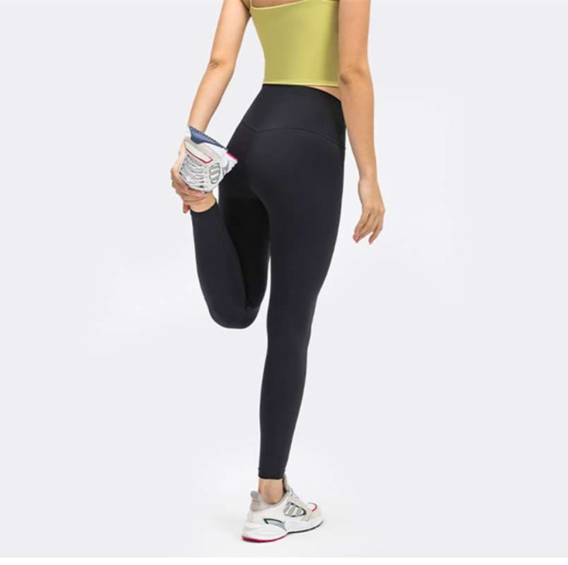 ヨガウェア ハイウエストシームレスヨガレギンス