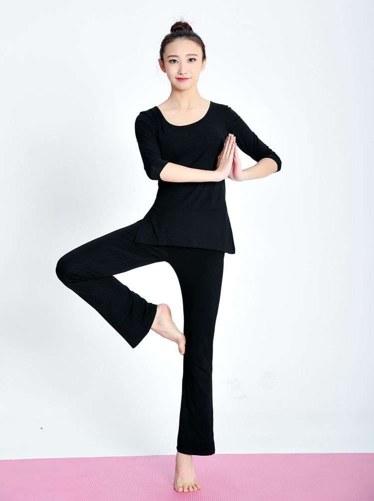 ヨガウェア しなやかストレッチヨガチュニック