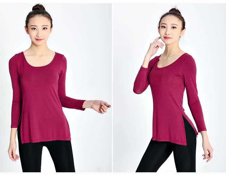 ヨガウェア しなやかストレッチヨガチュニック