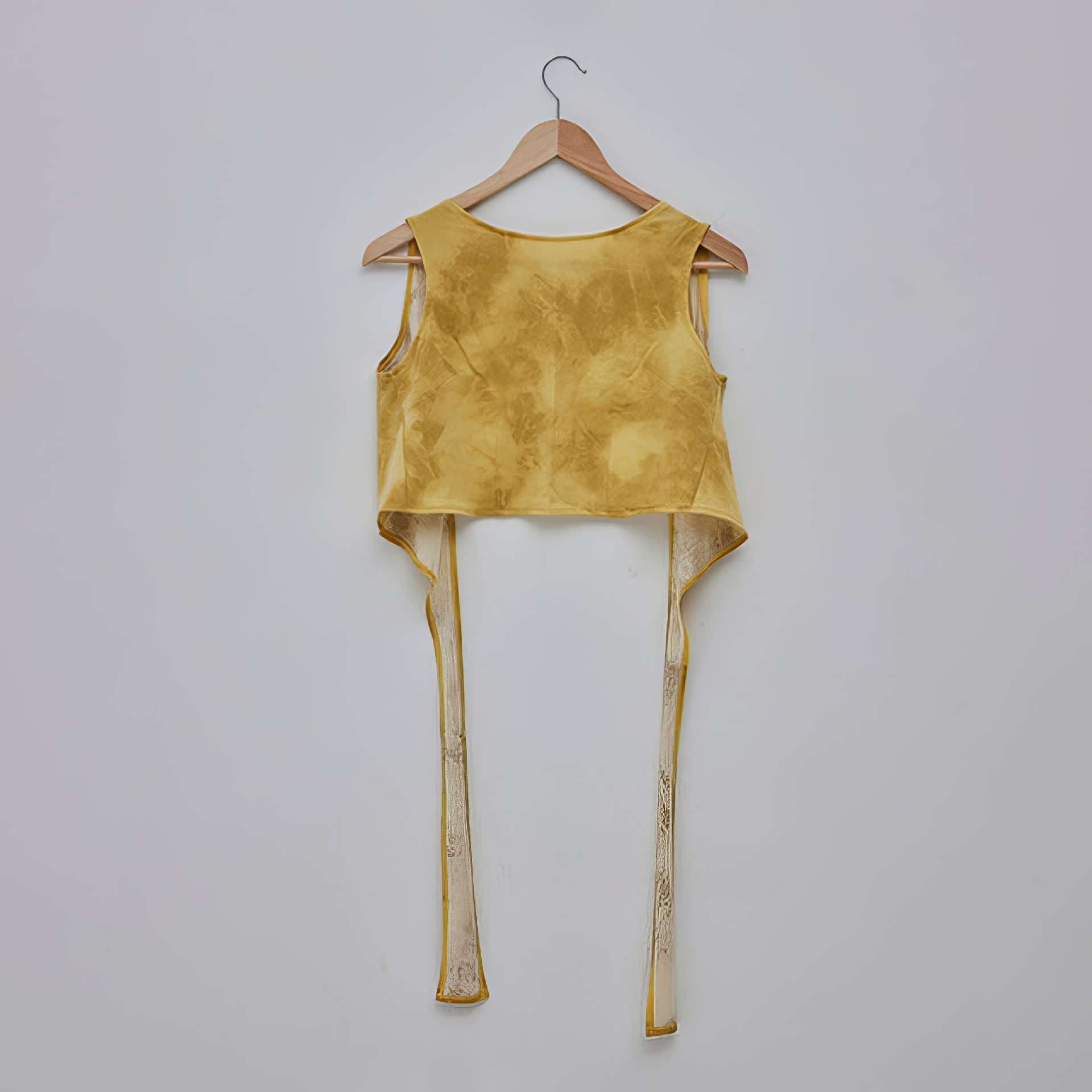 ヨガウェア エアリータイダイクロップトップ