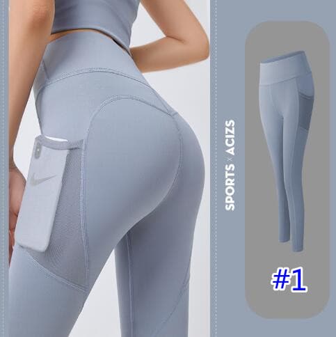 ヨガウェア 夏用速乾細身ヨガパンツ弾力素材