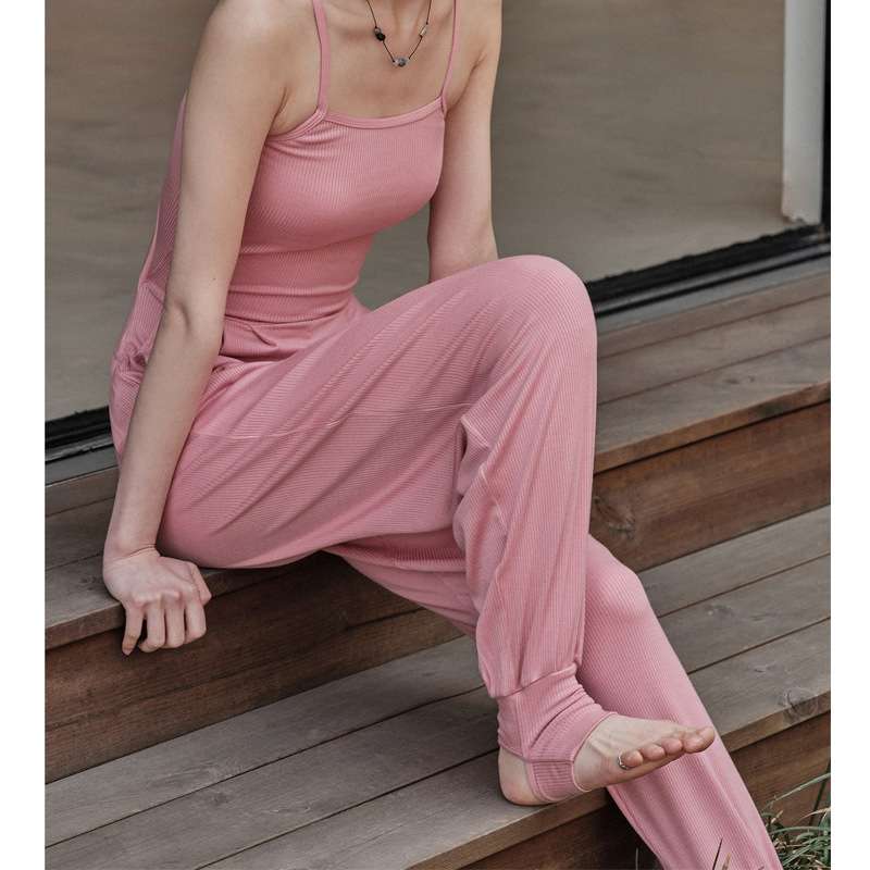 ヨガウェア しなやかリブヨガキャミソール