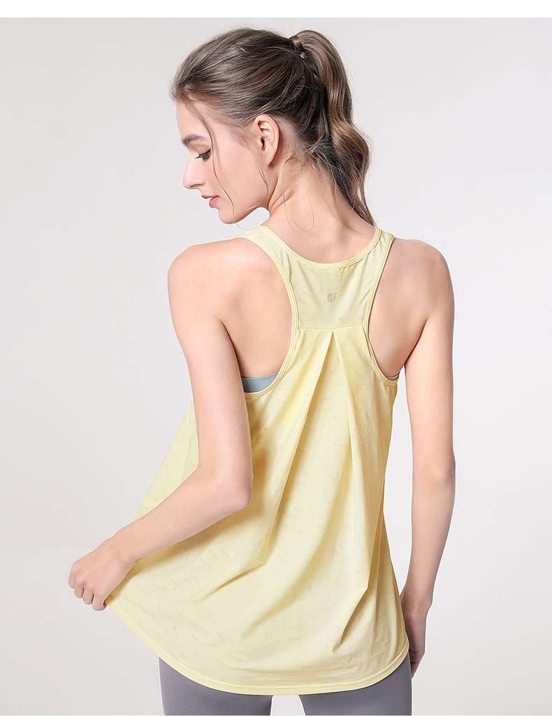 ヨガウェア ゆったりフィットヨガタンクトップ