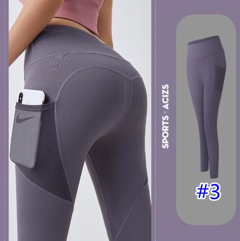 ヨガウェア 夏用速乾細身ヨガパンツ弾力素材