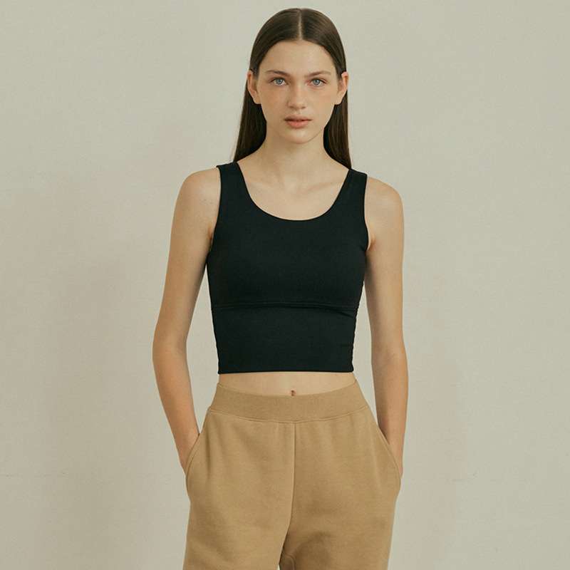 ヨガウェア シンプルエレガンス ヨガクロップトップ