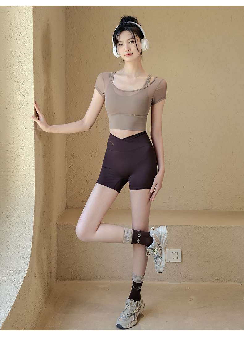 ヨガウェア スタイリッシュ2ピースヨガセット
