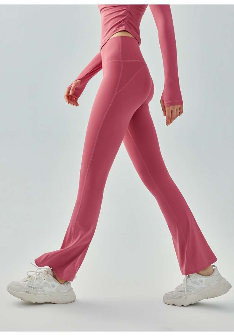 ヨガウェア 美シルエット フレアヨガレギンス