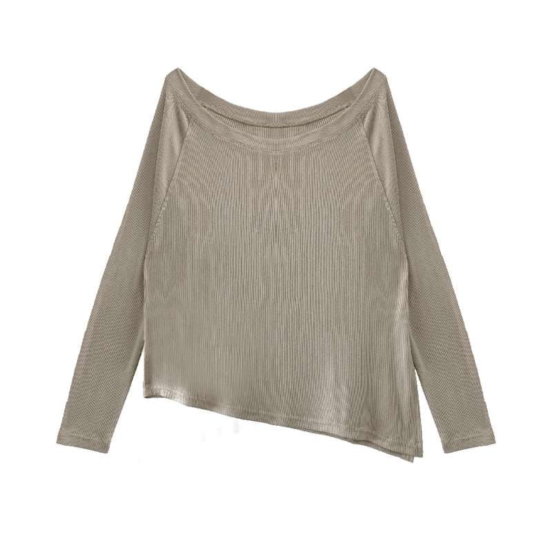 ヨガウェア リラックスドレープヨガトップス