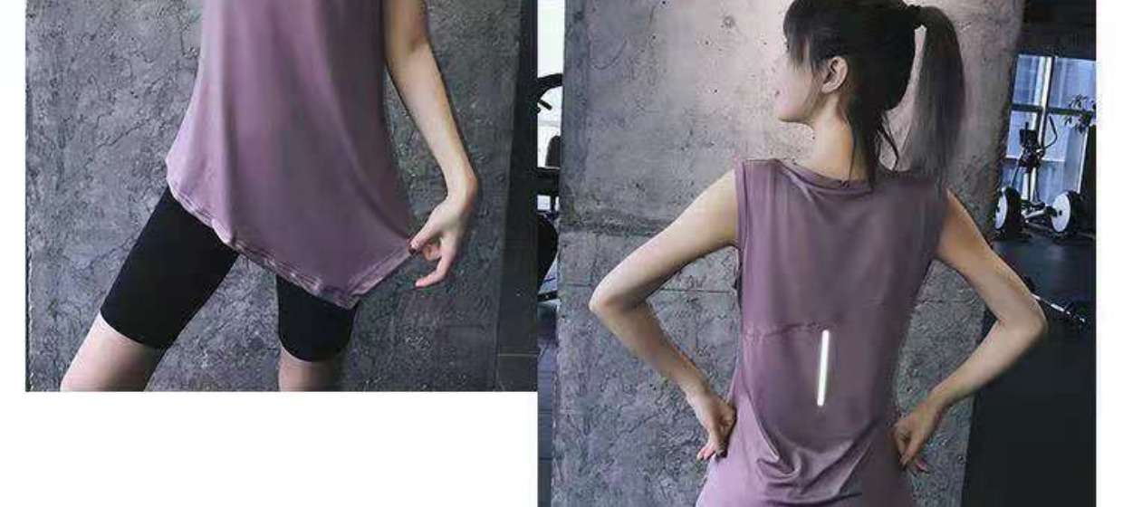 ヨガウェア 軽量スポーツタンクトップ