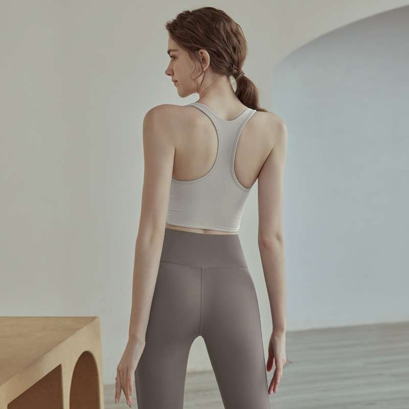 ヨガウェア スタイリッシュ シームレス ヨガレギンス