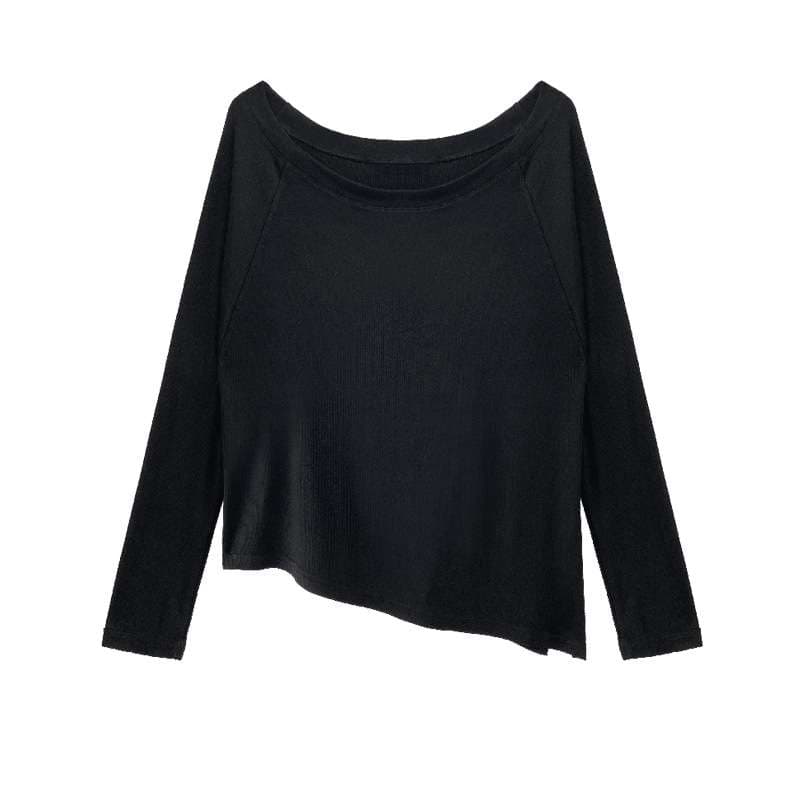 ヨガウェア リラックスドレープヨガトップス