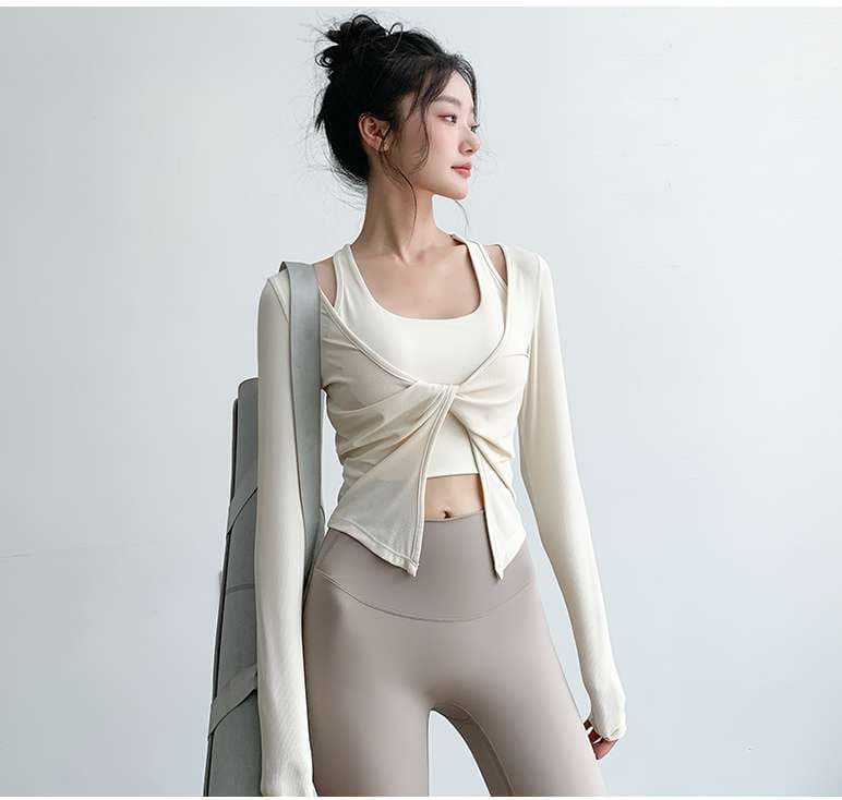 ヨガウェア エレガントツイストヨガセット