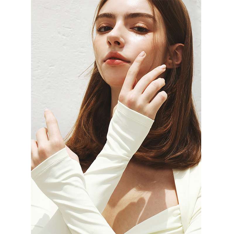 ヨガウェア クロスラップ ロングスリーブ ヨガトップ