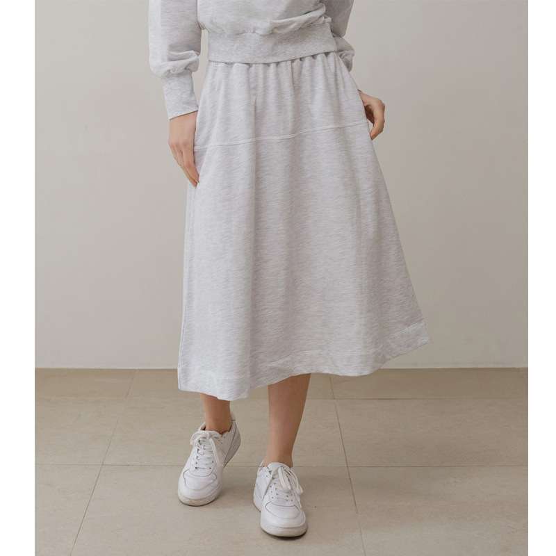 ヨガウェア リラックスフィット コットンブレンド ヨガワンピース