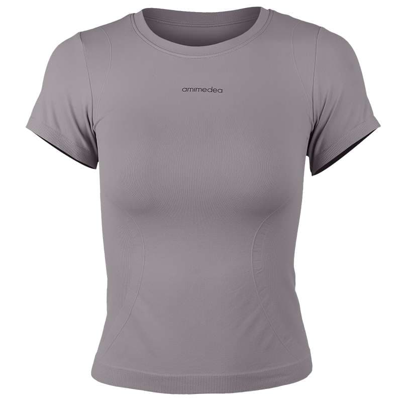 ヨガウェア フィット感抜群のヨガ用半袖Tシャツ