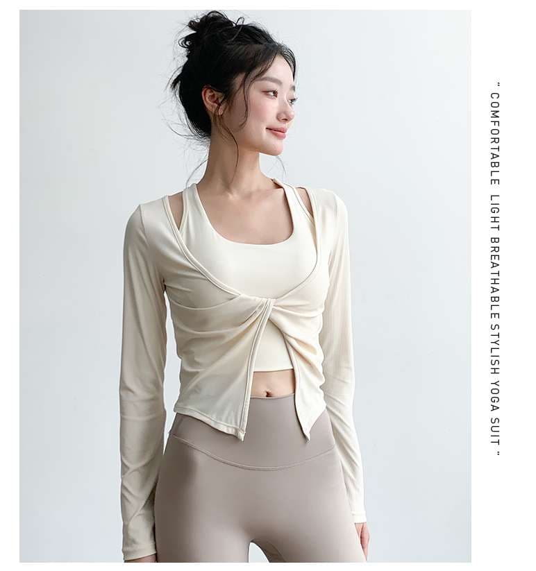 ヨガウェア エレガントツイストヨガセット