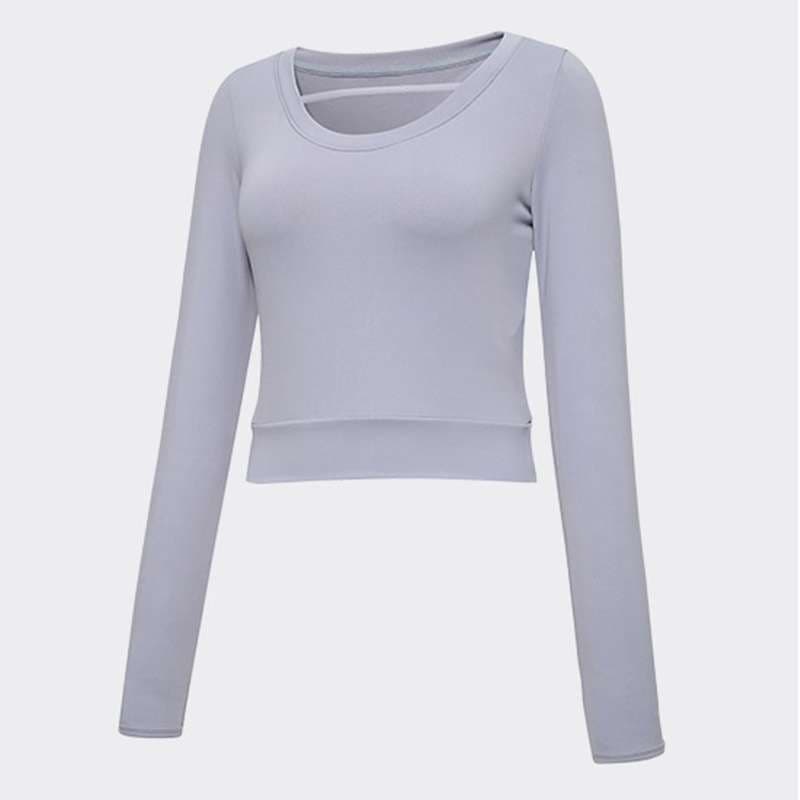 ヨガウェア バックオープンクロスデザインヨガトップス