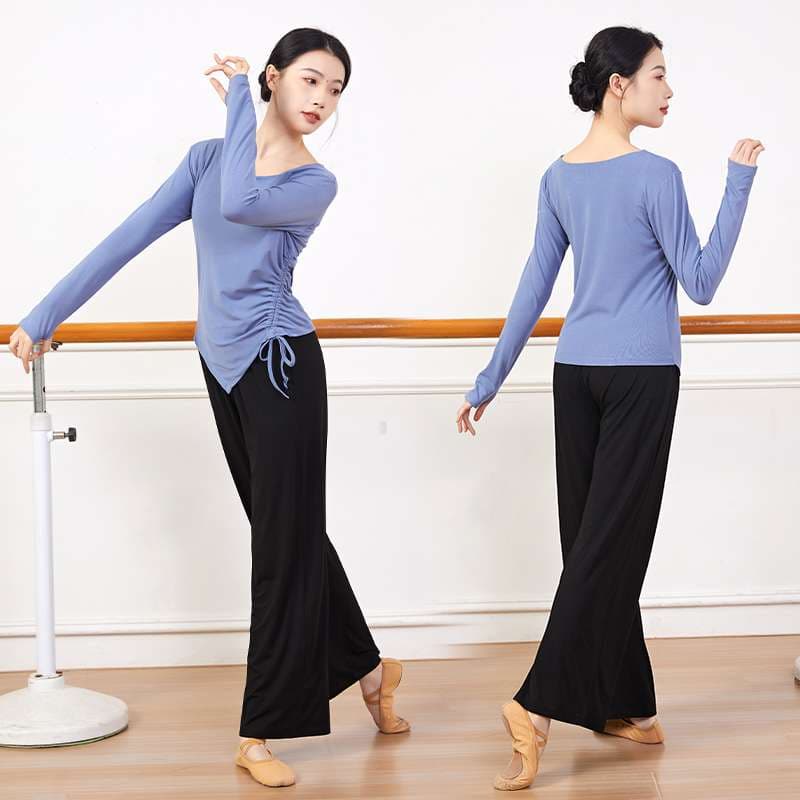 シンプル優雅バレエヨガウェアセット