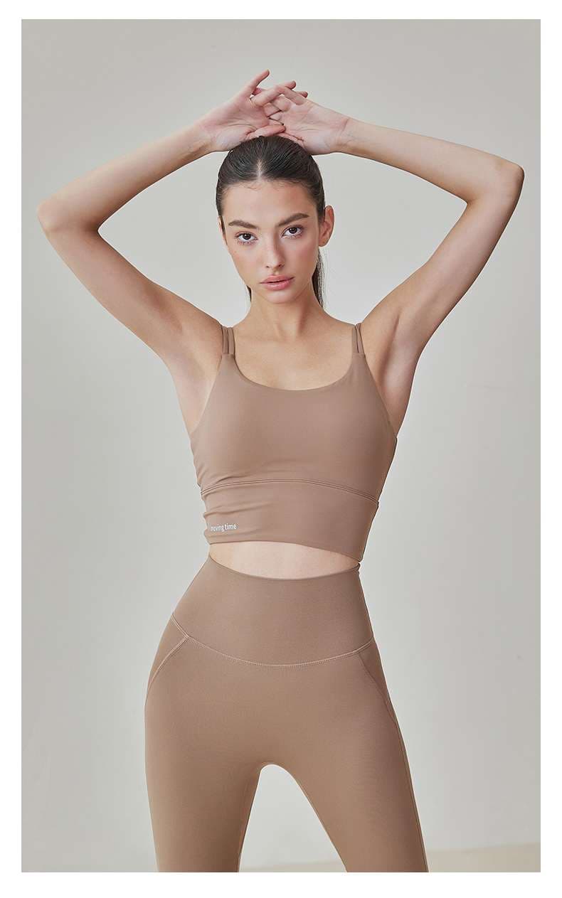 ヨガウェア シームレスフィット ヨガクロップトップ