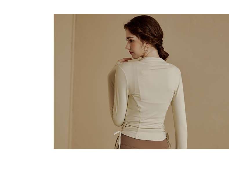 ヨガウェア エレガントジップアップヨガセット