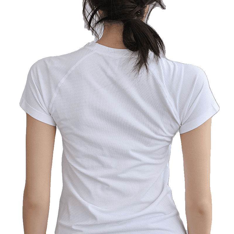 ヨガウェア シンプルフィットネス半袖Tシャツ