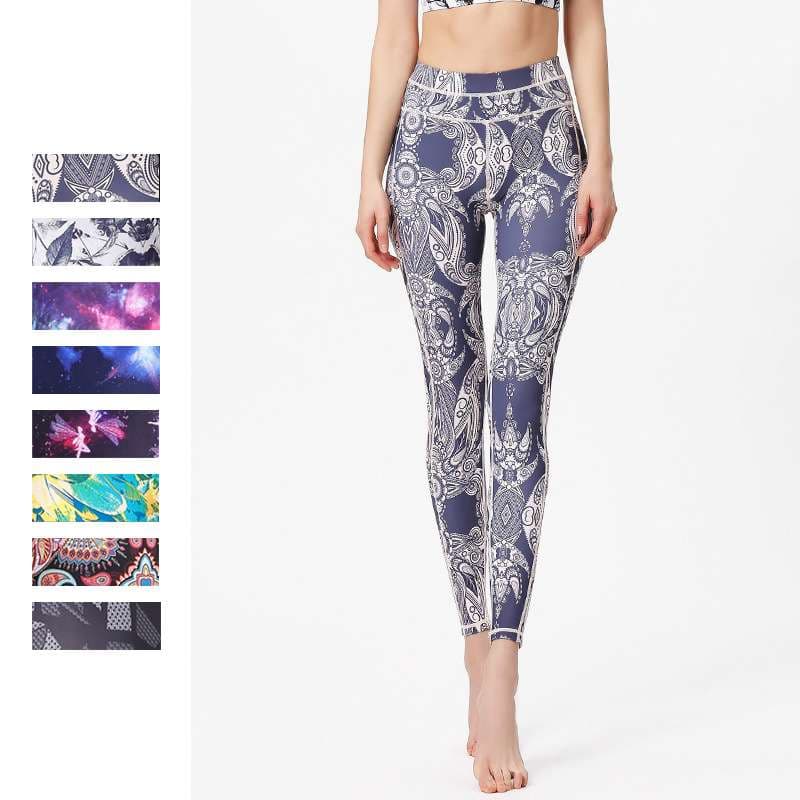 ヨガウェア 多彩なデザインのヨガレギンス