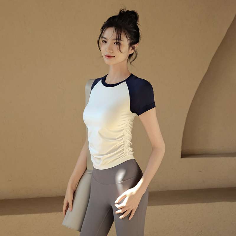 ヨガウェア 女性用ラグラン袖ヨガTシャツ