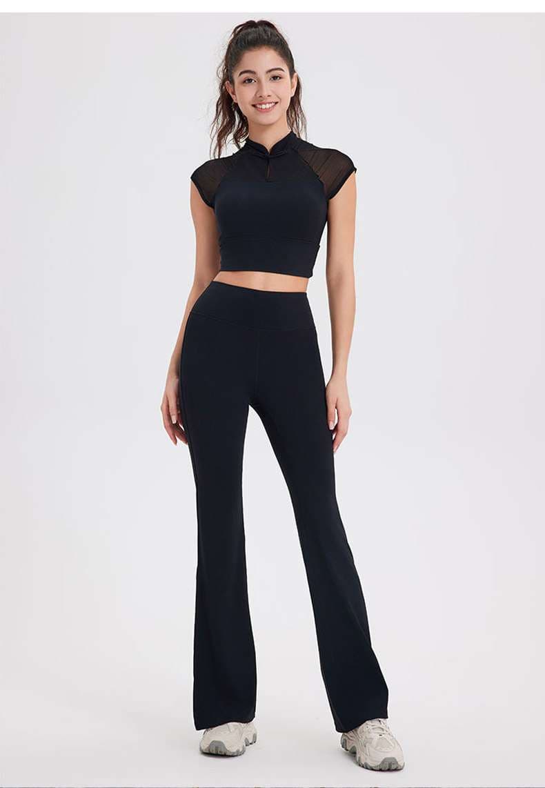 ヨガウェア エレガントモダン ヨガツーピースセット