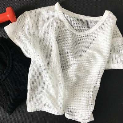 ヨガウェア メッシュ素材スポーツクロップトップス