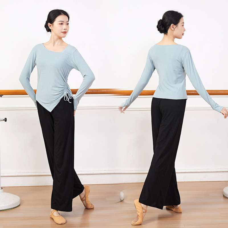 シンプル優雅バレエヨガウェアセット