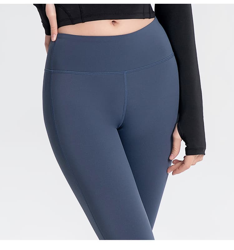 ヨガウェア ハイウエストヨガレギンス 吸汗速乾 配色デザイン